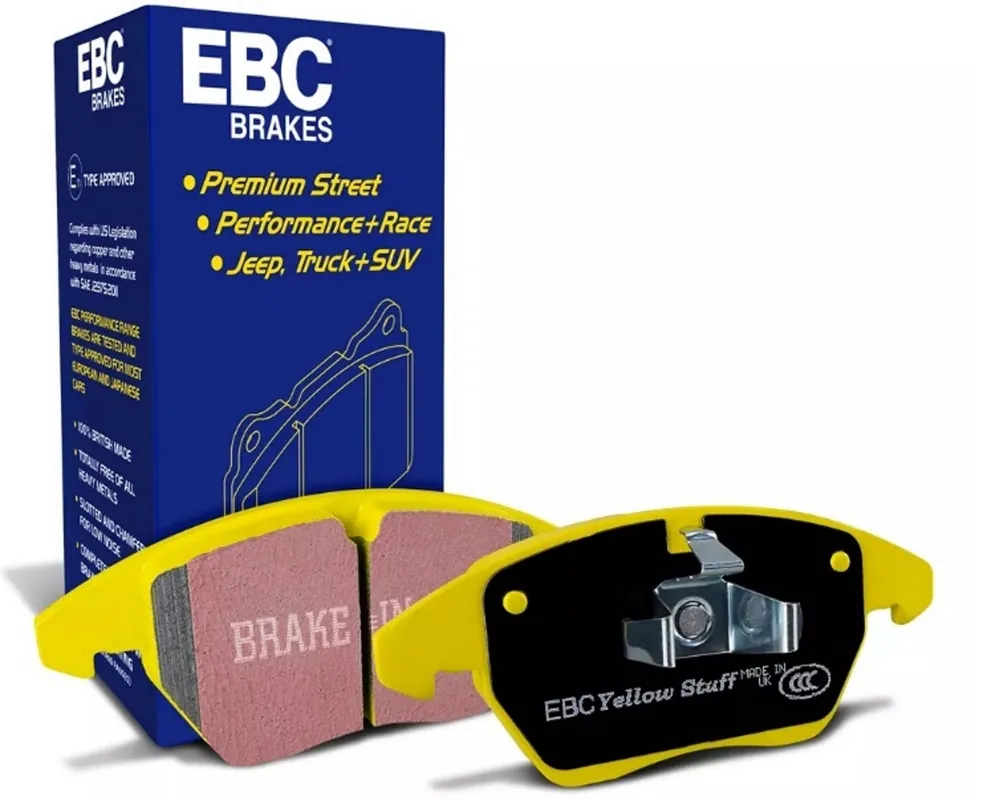 Plăcuțe de frână EBC Yellowstuff, punte față, DP41377R Discount