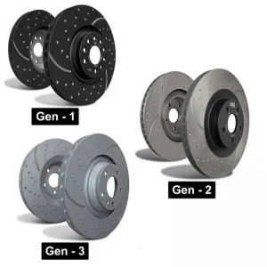 Preț redus Discuri frână EBC Turbo Grooved, punte față, GD7365