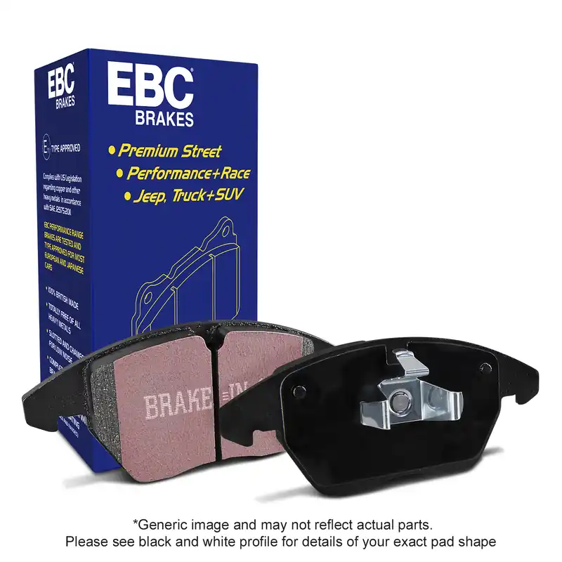 Plăcuțe de frână EBC Ultimax, punte spate, DPX2406 Retur ușor