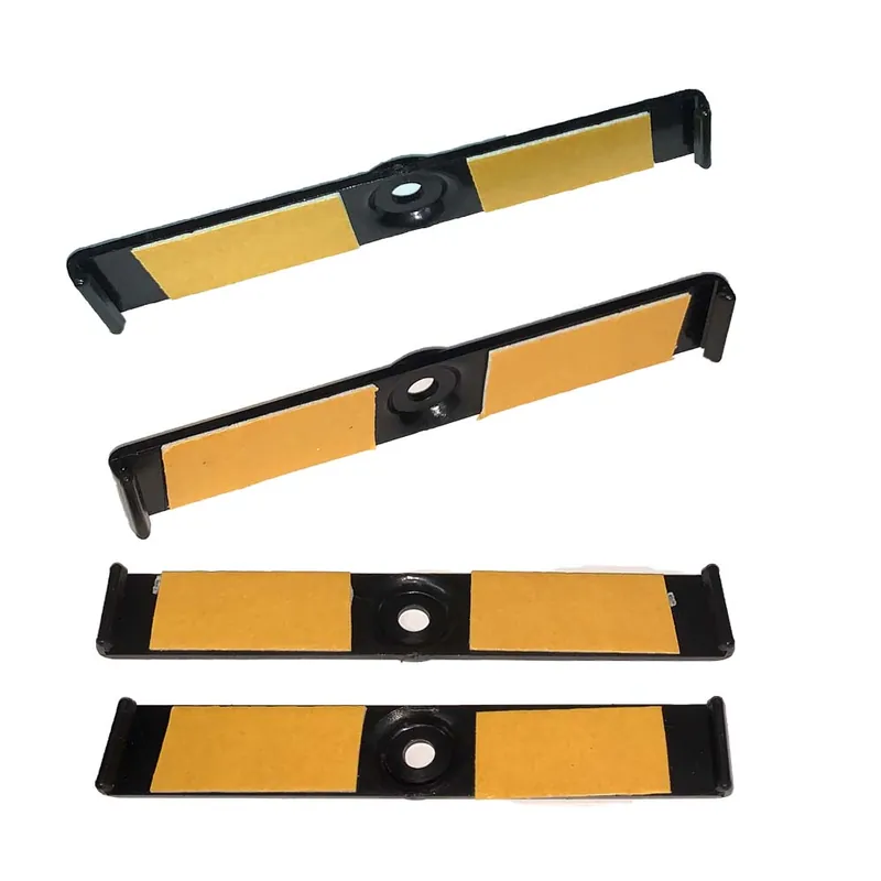 Suport numar inmatriculare auto plastic negru, ultra slim Retur ușor