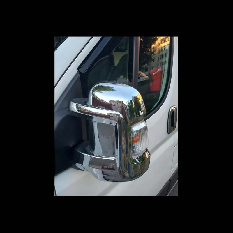 Capace oglinda plastic cromat compatibil Fiat Ducato/Citroen Jumper/Peugeot Boxer 2006-> Cumpărături sigure