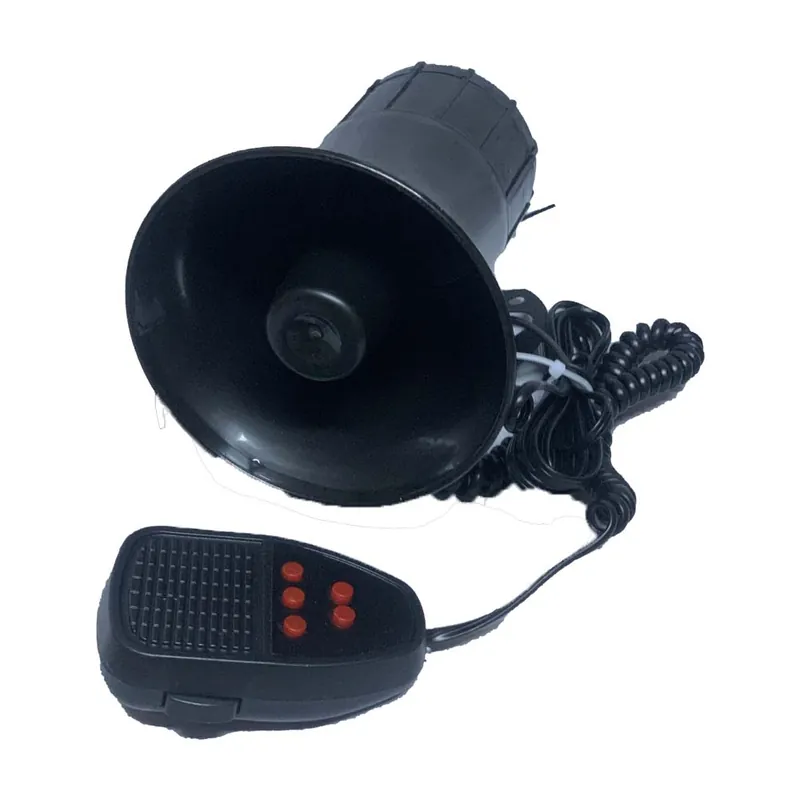 Ofertă de sezon Sirena 5 tonuri cu microfon, 12V, 100W
