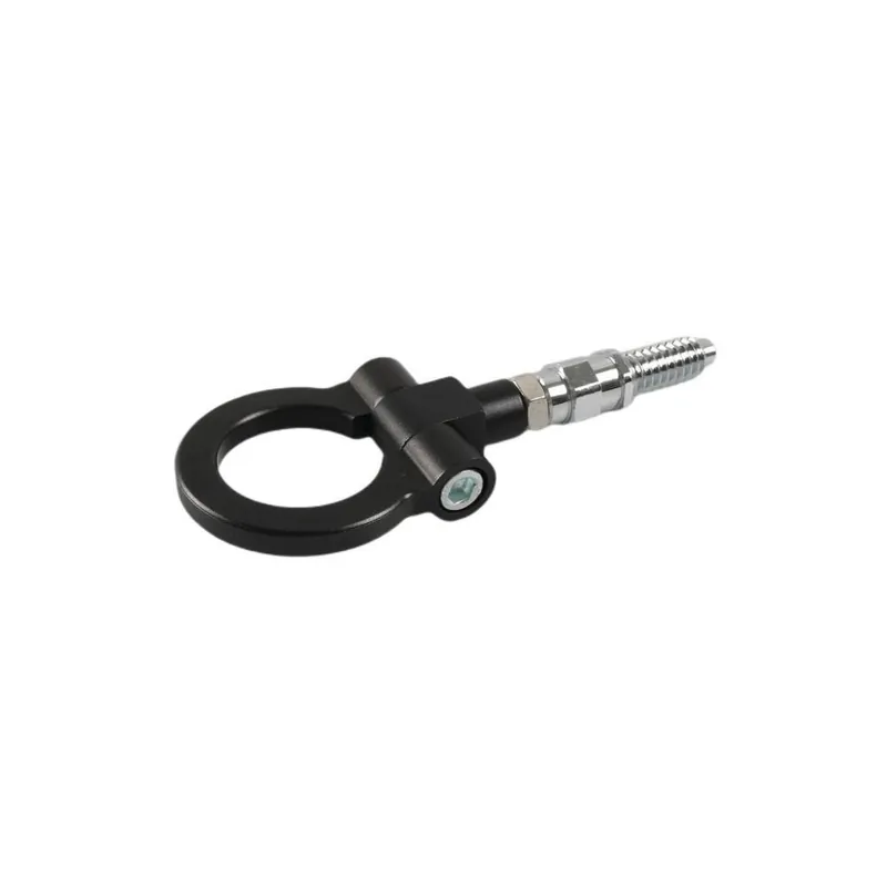 Ornament carlig remorcare racing, cu filet, negru Calitate înaltă