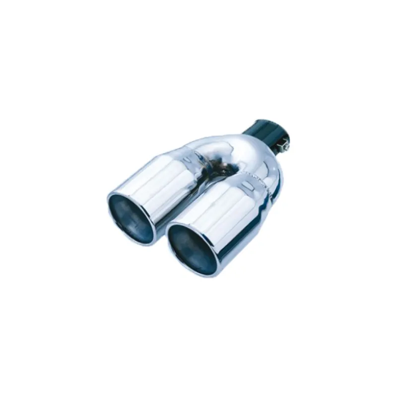 Reducere extra Ornament toba dublu rotund drept AT-193, Crom, 32-56mm