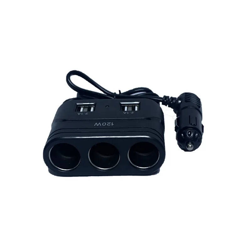 Cel mai bun preț Multiplicator priza bricheta, 12V-24V, 3x port bricheta auto, 4x port USB 2.1A