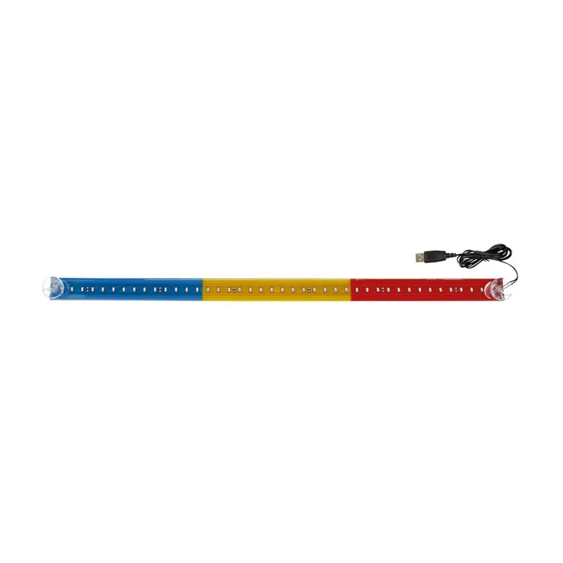 Livrare expres Ornament parbriz interior LED Romania, 60 cm, 45 led-uri, cu ventuza, 12-24V