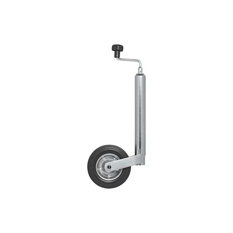 Reducere extra Roata de sprijin/manevra, teava de 48mm, cauciuc plin, sarcina 150 kg