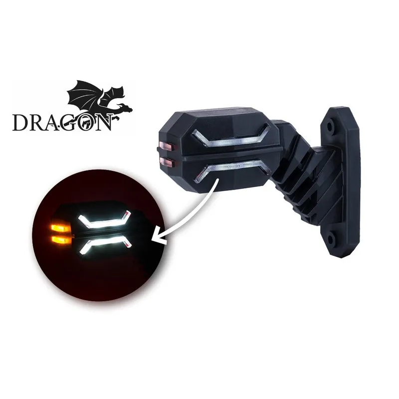 Discount Lampa gabarit cu brat oblic, 135mm, LED, DRAGON, LD 3063/3064
