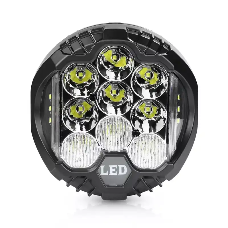 Transport gratuit Proiector LED OFF-ROAD 90W 7inch 12-24V cu lumina de zi galben