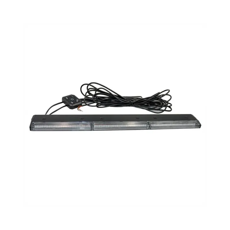 Proiector cu functie stroboscopica LED, 12-24V, 15W, 47 cm, lumina galben, cu telecomanda, super slim Ofertă limitată