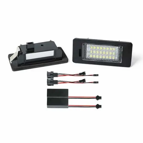 Cumpără online Set 2 lampi numar LED compatibil AUDI A1, A4 B8, A5, A7, Q5, TT, A6 canbus