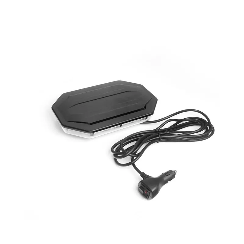 Rampa girofar slim 25x16cm, magnet, 48 LED-uri, 12-24V, 30W, cu mufa pentru bricheta Super ofertă