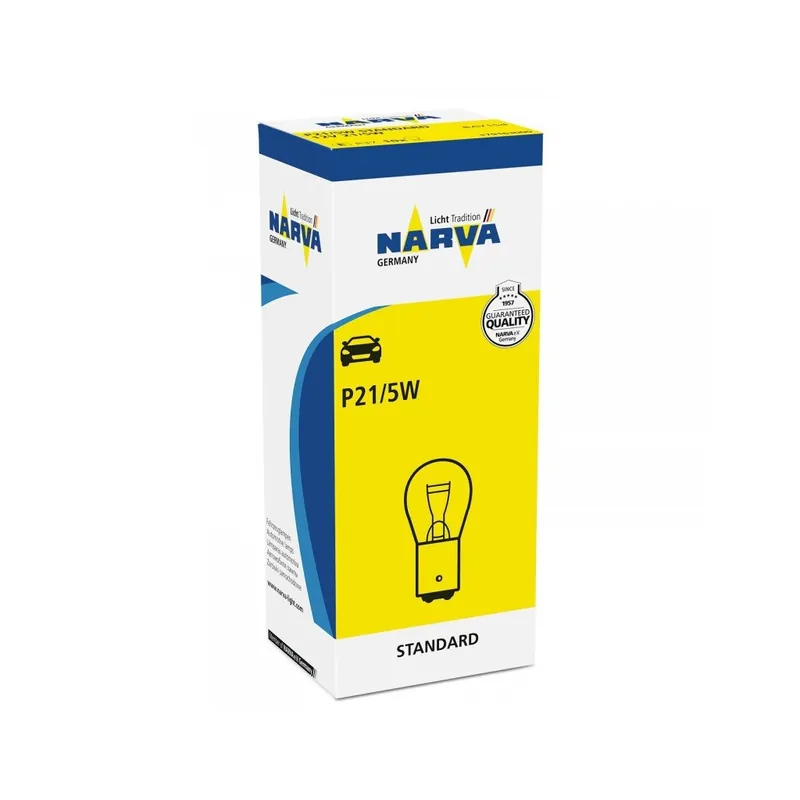 Becuri auto Narva P21/5W Standard, 12V, 21/5W Ultima șansă