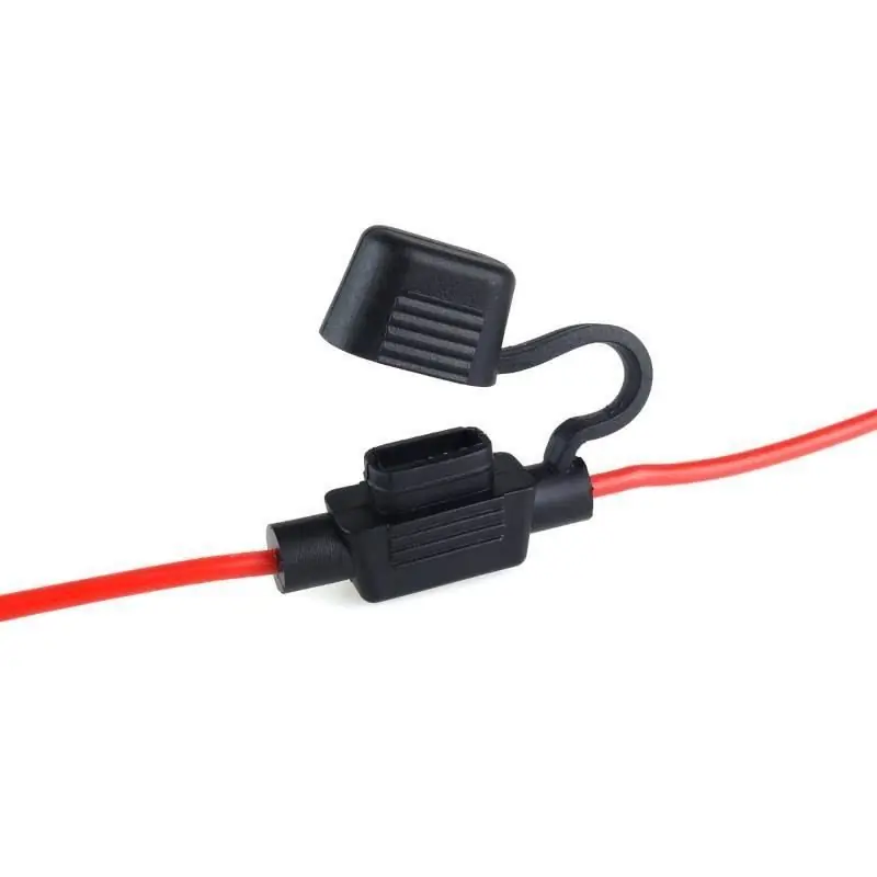Doar azi Mufa siguranta auto cu fir, pentru siguranta plata mare (standard 19mm)