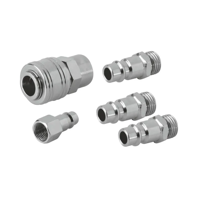 Set 5 cuple rapide 1/4″ pneumatice aer comprimat Reducere