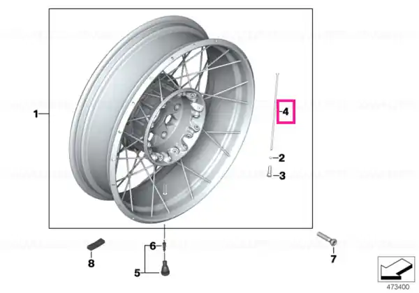 Spoke reart L=189 Ofertă