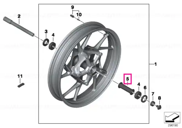 Livrare expres Spacer bush - BMW Motorrad