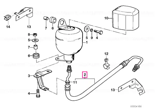 Pressure hose assy - BMW Livrare gratuită