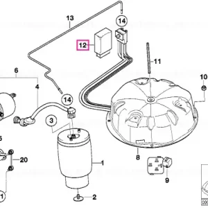 Livrare rapidă Exch. control unit, air supply system