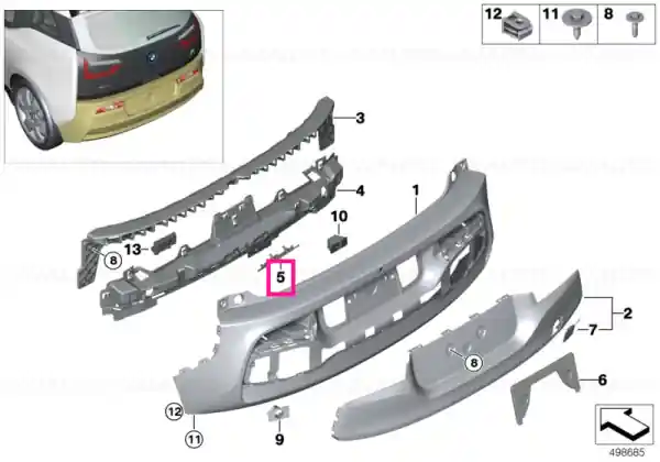Livrare rapidă Holder, aerial - BMW