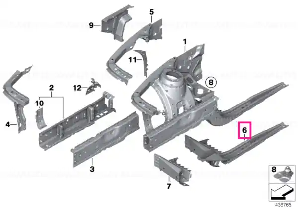 Rear left engine support Promoție