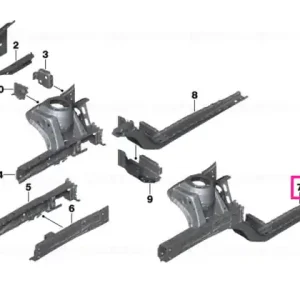 Wheel arch, front right Reducere specială