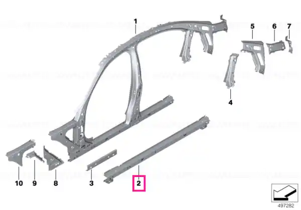 Reinforcement, entrance, left Cel mai vândut