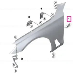 Vezi acum Side panel, aluminium, front left PHEV