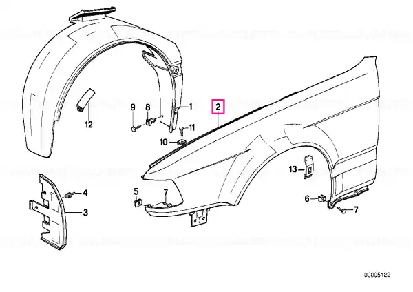 Premium Side panel, front left