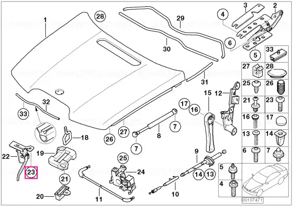 Livrare expres Șurub Torx cu șaibă ISA M6X22 - BMW