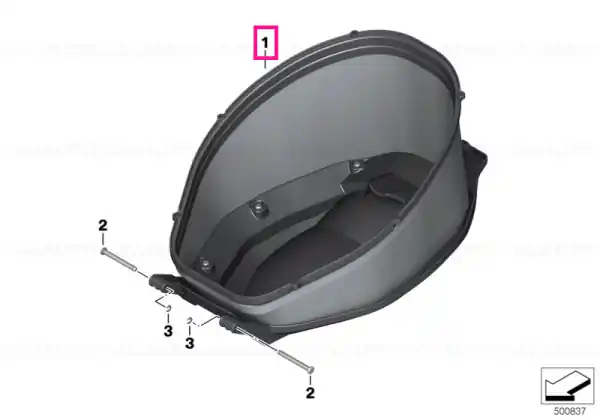 Luggage compartment, rear Transport gratuit