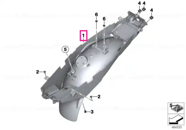 Reducere de preț Capac roată spate - BMW Motorrad