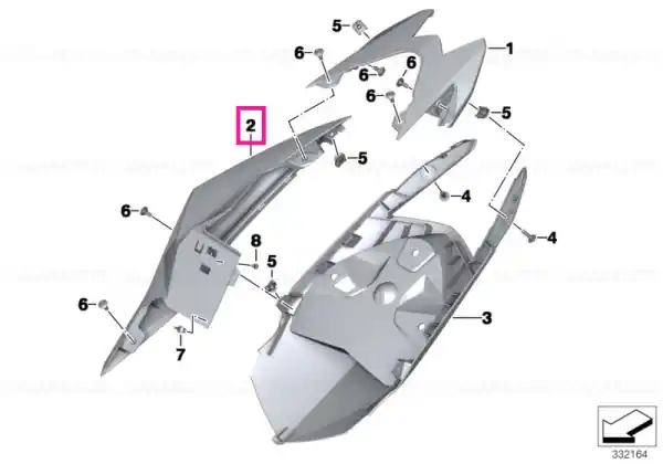 Ultima șansă Rear lateral part, prime coated, left
