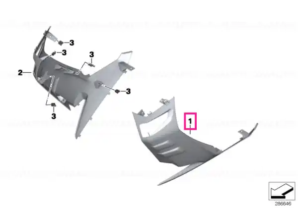 Fairing side panel, front left PRIMED Reduceri