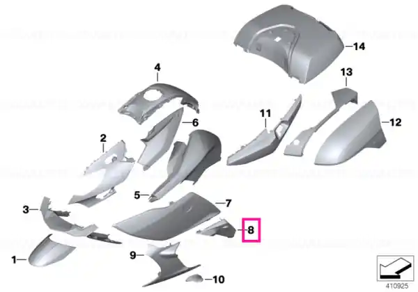 Promoție Foot guard, left, primed