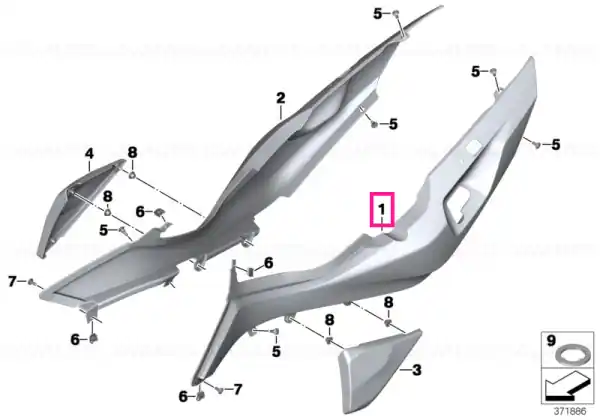Cel mai bun preț Rear lateral part, prime coated, left