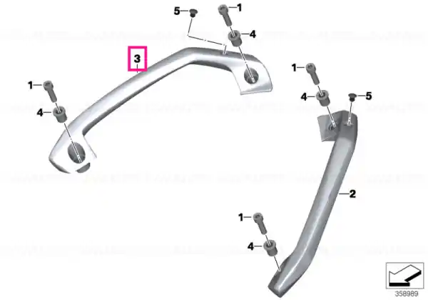 Grab handle, right ROHTEIL / BLANK Promoție