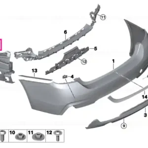 Vezi acum Guide for bumper, side, right