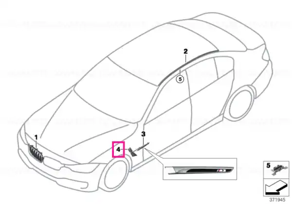 Retur gratuit Air duct, ornamental grille left M3