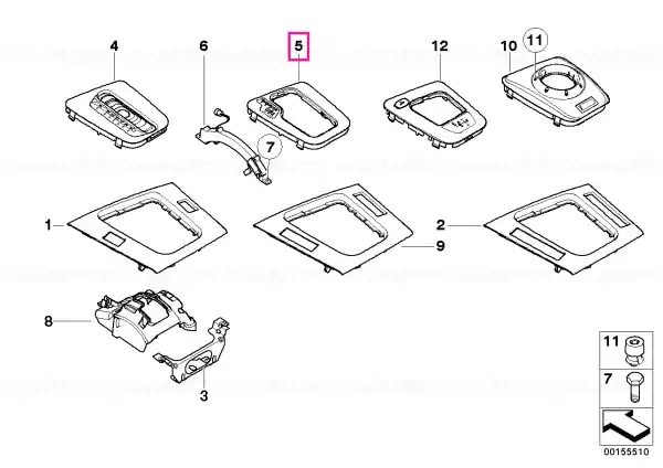 Capac parghie preselectare Steptronic - BMW Reducere extra