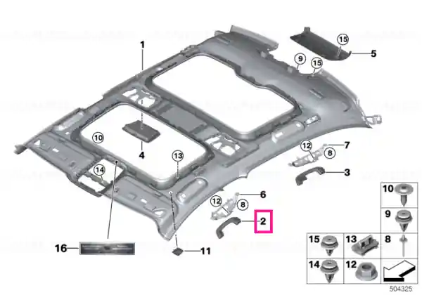 Grab handle, front ELFENBEINWEIß Ultima șansă
