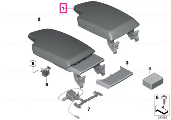 Capac piele KORALLROT - BMW Bestseller