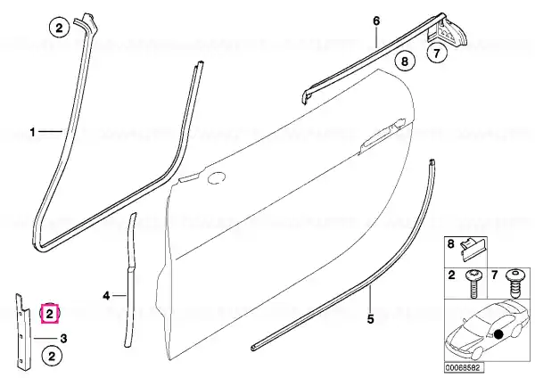 Cumpără acum Şurub Torx cu rozetă M5X16 - BMW