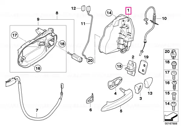 System latch, right Popular