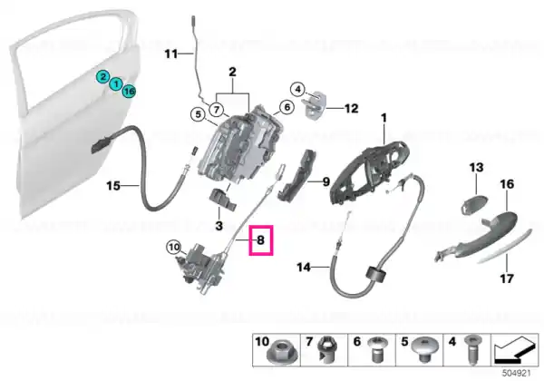 Plată securizată Drive soft close automatic rear left