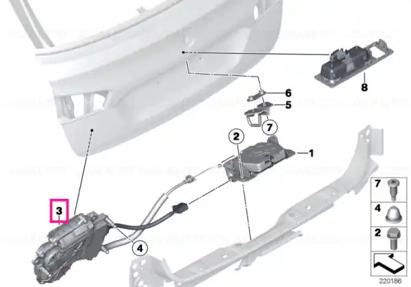 Trunk lid power lock drive Bestseller