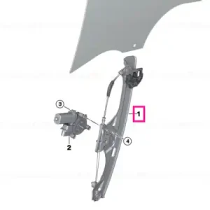window lifter with motor, front left Ultima șansă