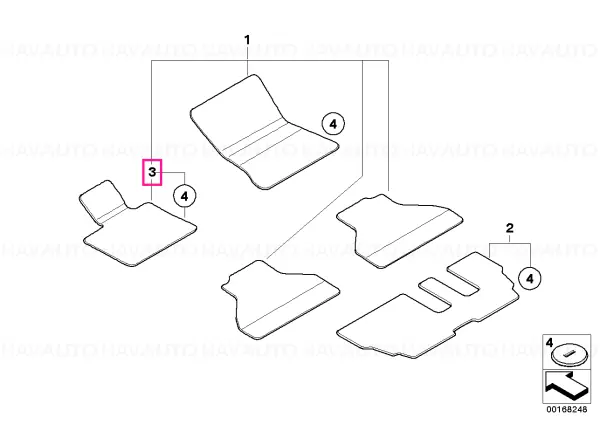 Reducere Floor mat