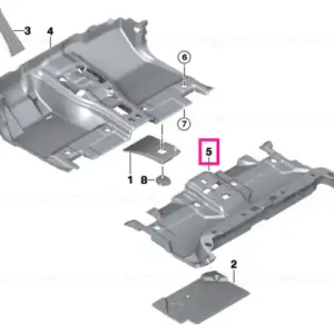 Acoperire podea spate ANTHRAZIT - BMW Ofertă