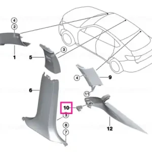 Capac centura siguranta dreapta OYSTER - BMW Ofertă exclusivă